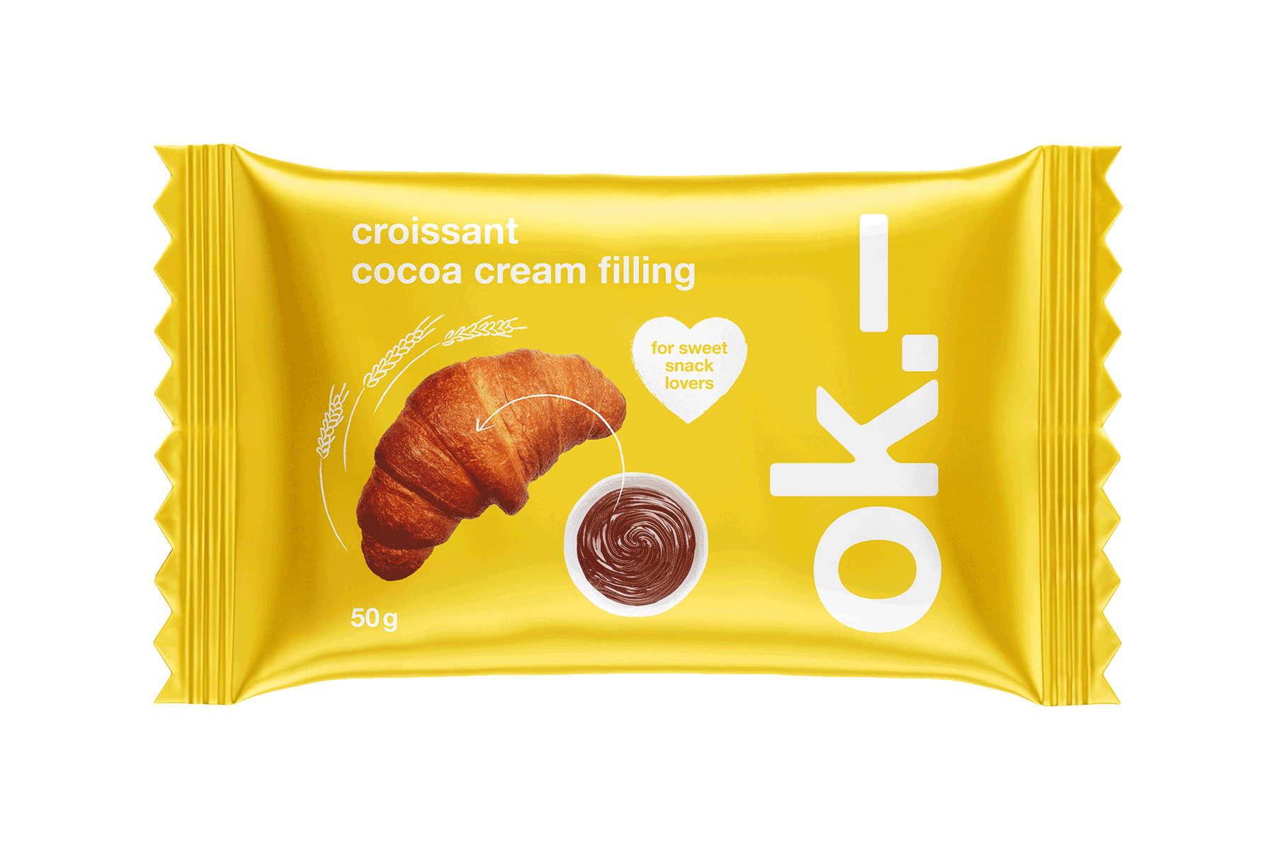 ok.– croissant cocoa cream filling