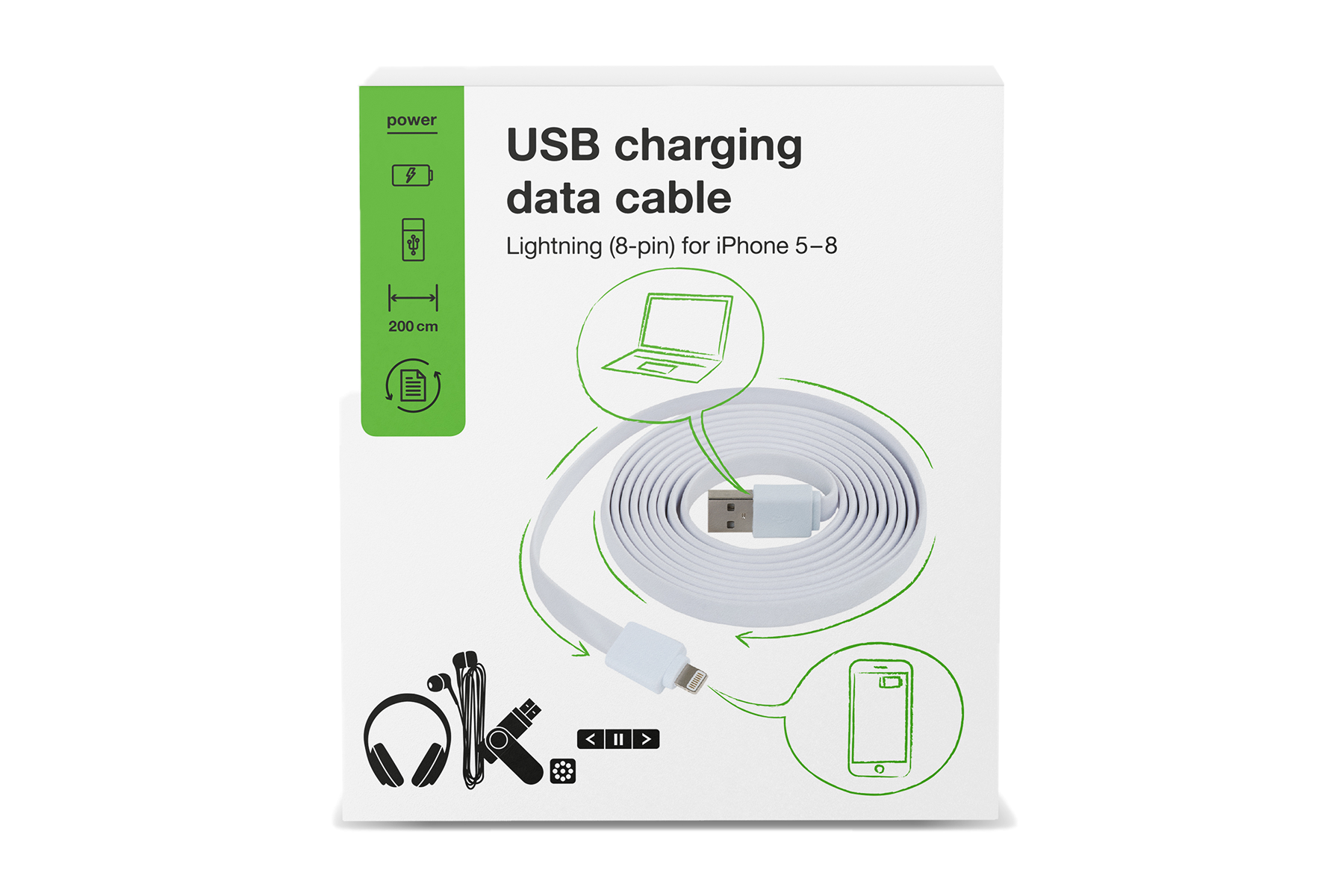 USB charging data cable