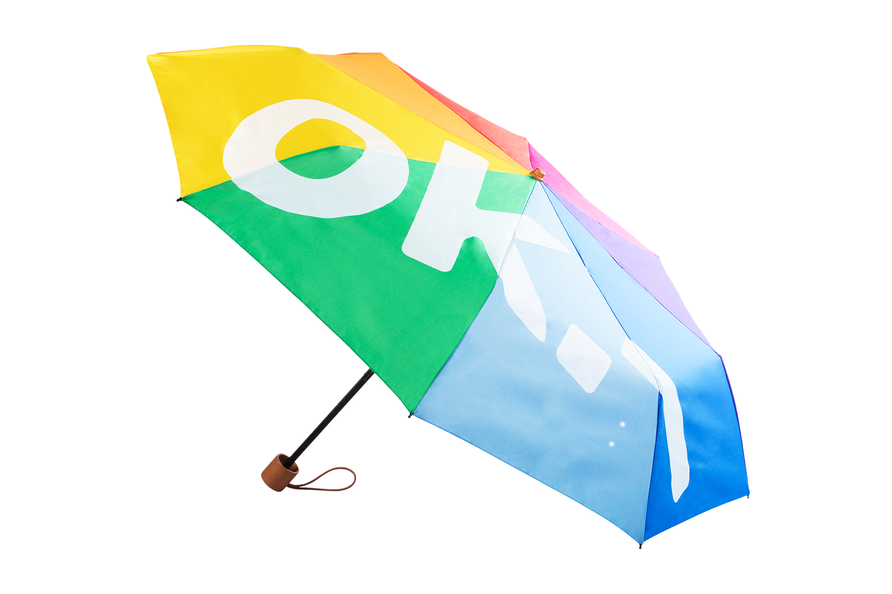 ok.– umbrella rainbow