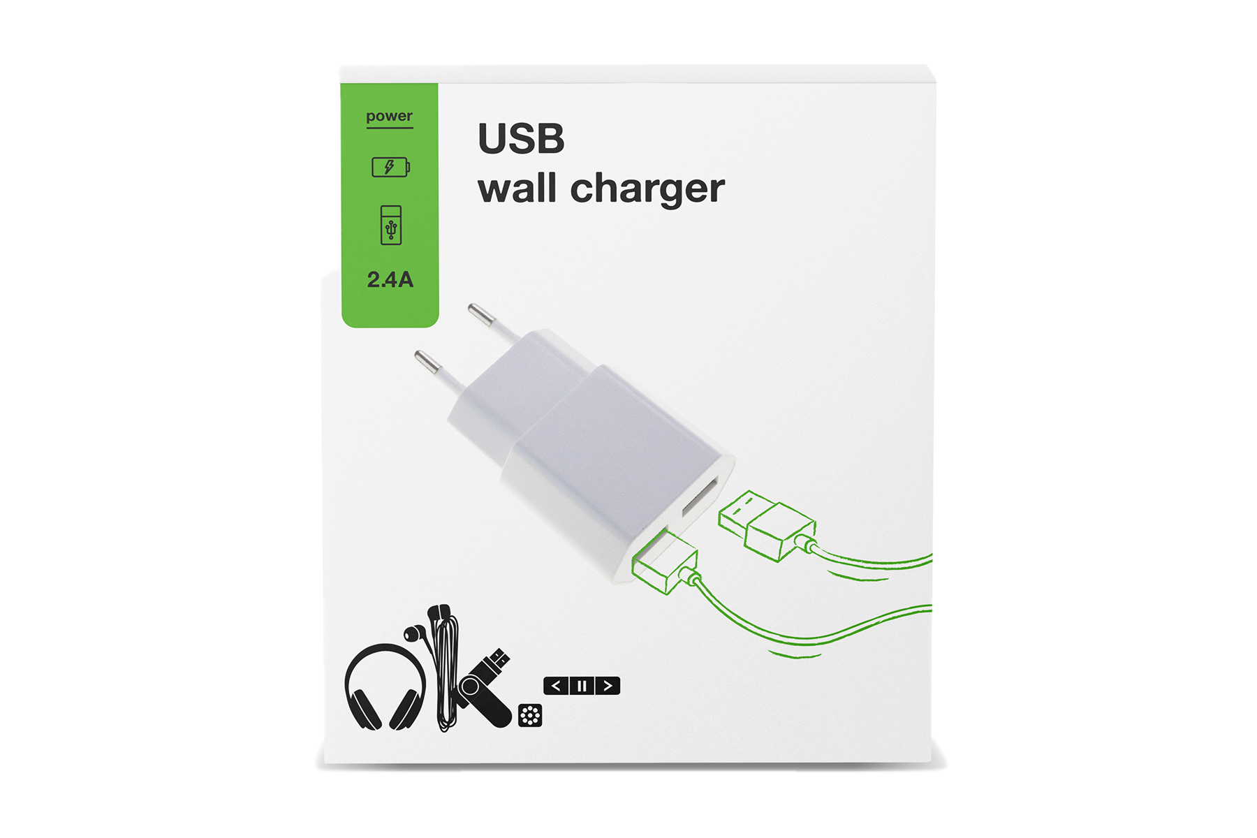 USB wall charger